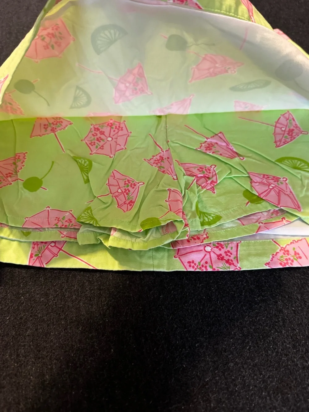 Vintage Lilly Pulitzer "Singapore Sling" Mini Skirt - Size 10 - Picture 3 of 4